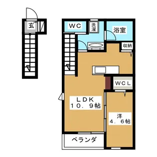Casa Foresta A【2階】の間取り