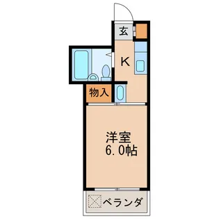 第5七福ビル【3階】の間取り