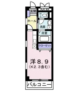 Square三鷹【2階】の間取り