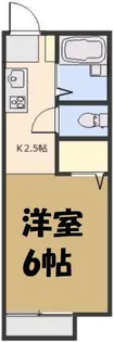 サンコーポ藍蓼A【1階】の間取り