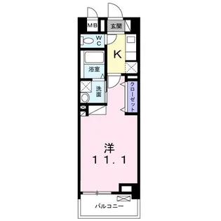 ラピスラズリ【4階】の間取り