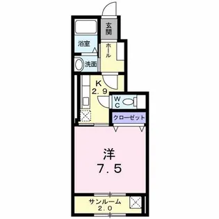 グラン・エスポワール【1階】の間取り
