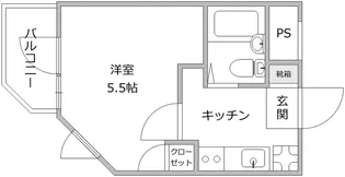 マスターピース三ノ輪【3階】の間取り