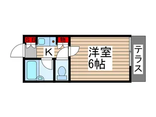 千代田ハイツ【1階】の間取り