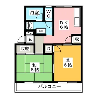 豊玉マンション【4階】の間取り