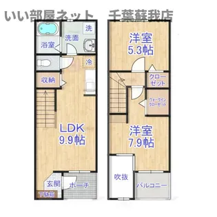 サンハイム・ユタカの間取り