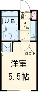 プラザドゥエリート【2階】の間取り