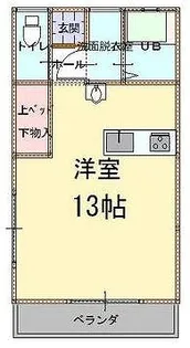 グランディール吉尾【1階】の間取り