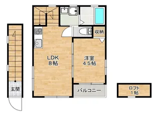 サンハイツ池上【3階】の間取り