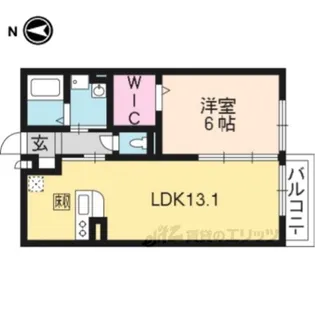 ルアンブルA【2階】の間取り