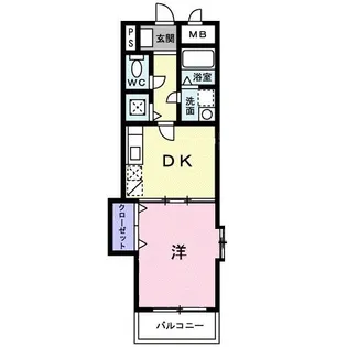 ア ラ モード アビタシオン【5階】の間取り