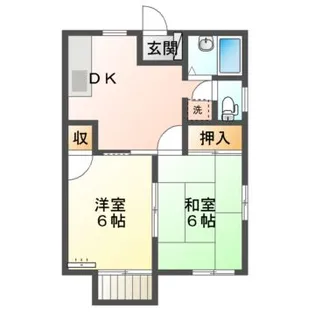 メゾン熊谷【1階】の間取り