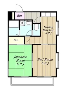 ダイヤハイツ西門【1階】の間取り