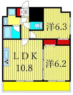 レオーネ南千住【11階】の間取り