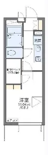 レオパレスプレミール中浦和II【1階】の間取り