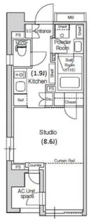 スタイリオ元住吉II【4階】の間取り