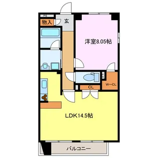 GRAN DUKE SUZUKA【15階】の間取り