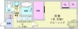 ルピナス幸【1階】の間取り