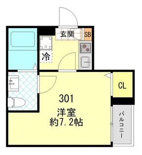 VoyageYokohama【3階】の間取り