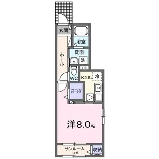 Nグレイス【1階】の間取り