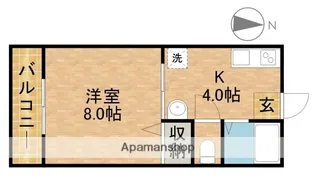 ドムスC【2階】の間取り