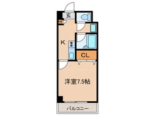 プラネットシティコート【4階】の間取り