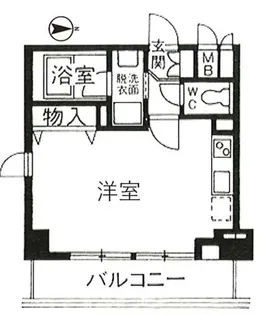 パインコート梅屋敷【11階】の間取り