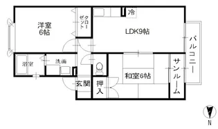 ソレーユ【1階】の間取り