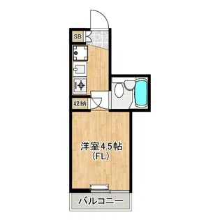 プリンセスコート赤堤【2階】の間取り