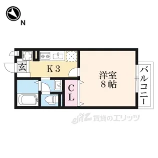メゾンラトゥールA棟【2階】の間取り