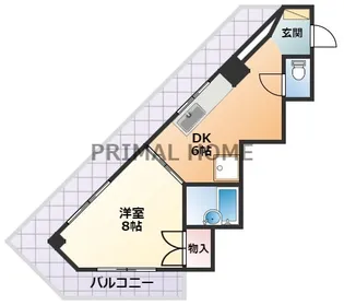 Route 1 Seiwa【4階】の間取り