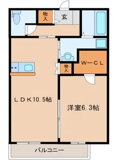 豊新AvenueIII【1階】の間取り
