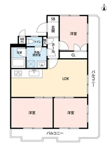 (仮)西川口マンション【3階】の間取り