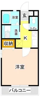 リラ行田【2階】の間取り