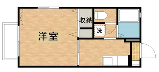 チェリーコーポ【1階】の間取り