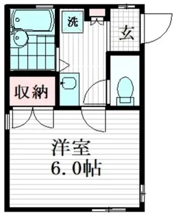 三ッ沢東町アパート【1階】の間取り