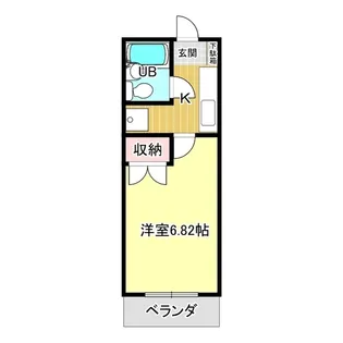 サトーハイツ【1階】の間取り