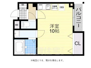 サンハイム長居【2階】の間取り