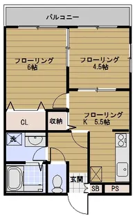 シティコート大山【3階】の間取り