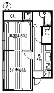 ビューコート徳丸【1階】の間取り