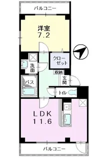 メゾン MOMO【1階】の間取り