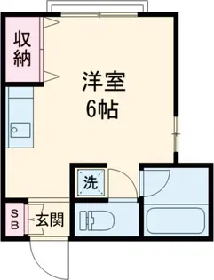 コーポ樹【1階】の間取り