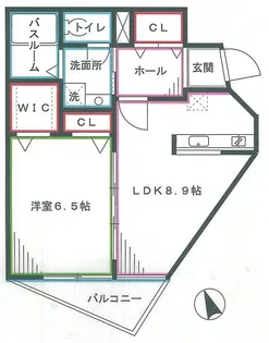 ベネチアーノ【2階】の間取り