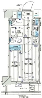 GENOVIA小村井【5階】の間取り