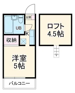 グレース富士見【2階】の間取り