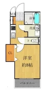 ミオ スタンザ【3階】の間取り