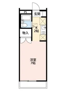 メゾンボヌール菊名【1階】の間取り