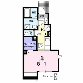 ブラウニー【1階】の間取り