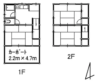 岡山県岡山市南区豊成2【一戸建】の間取り