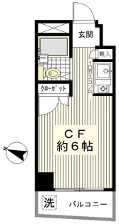 ルミエール中目黒【3階】の間取り